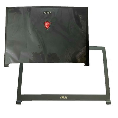 For MSI GE72 GE72VR 6RF 7RF Pro MS-1791 MS-1794 Top Back Cover Lid & Bezel Black
