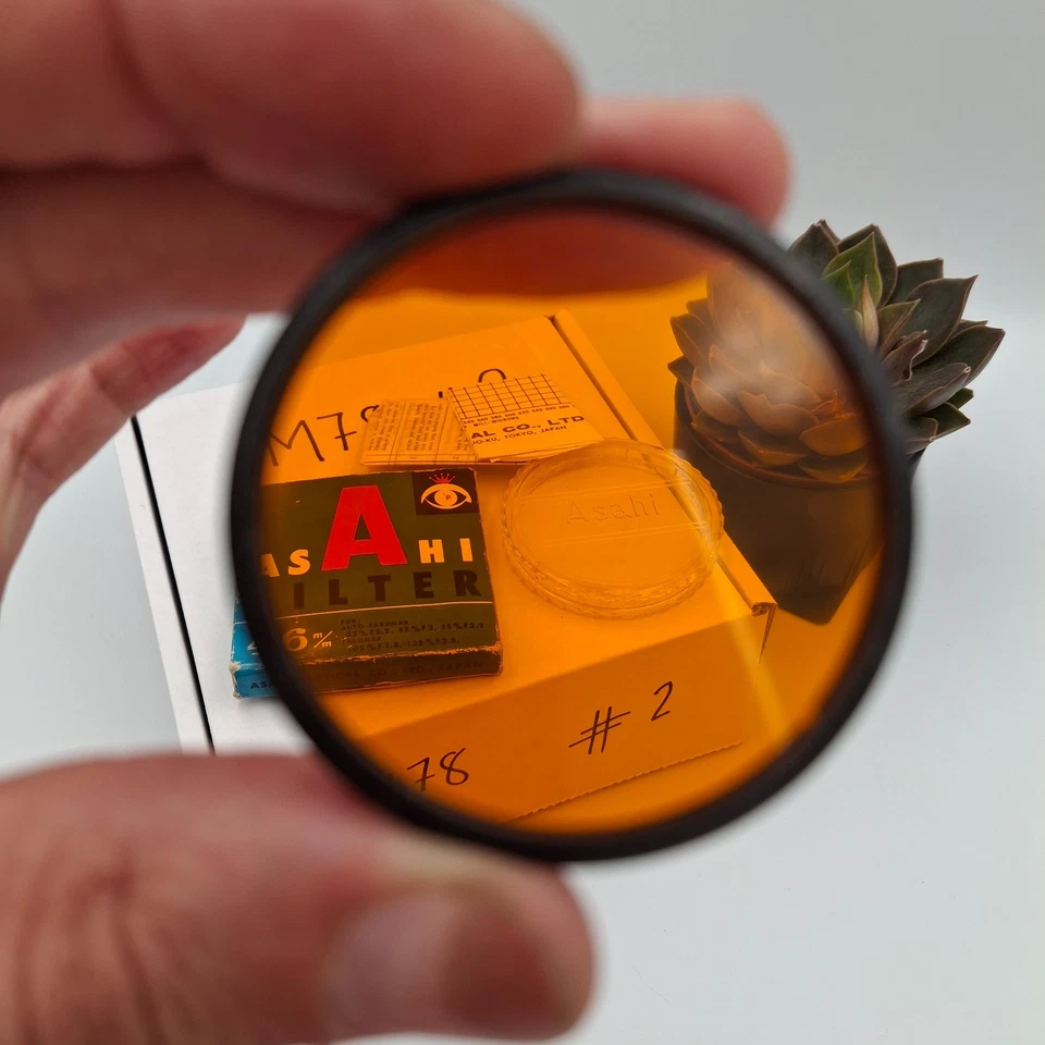 Asahi Pentax 49mm 053 Orange Filter. Some Coating wear. Comes with Box. (refB) - Image 4 of 4