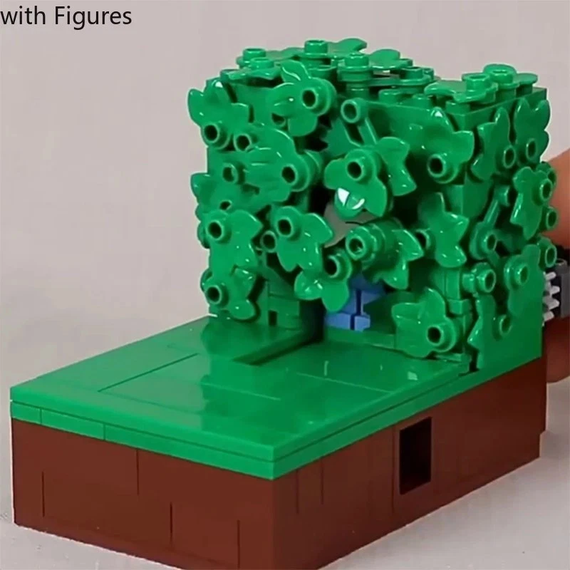Homer Disappearing into Bush Meme – 227PCS Simpsons Building Block Set Funny Toy