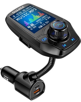 Upgraded Bluetooth 5.3 FM Transmitter for Car, Wireless Radio Adapter Kit W 1...
