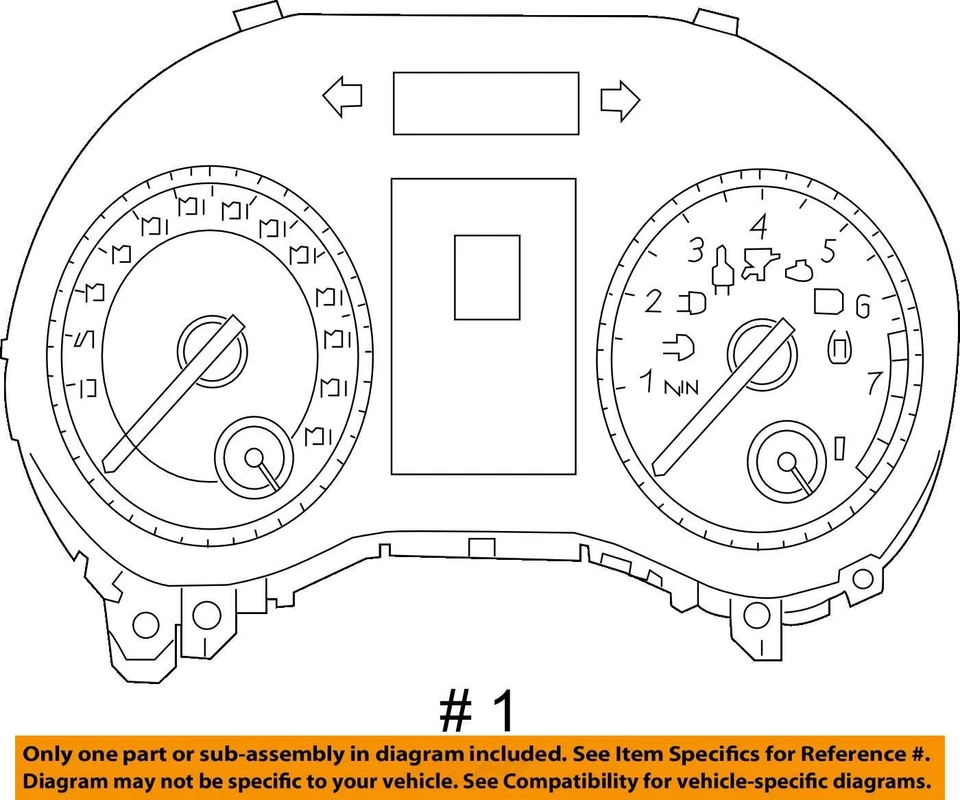 Cuadro de instrumentos velocímetro Mercedes-Benz Cla250 2014-2015 indicadores WQDXA Foto 4 de 4