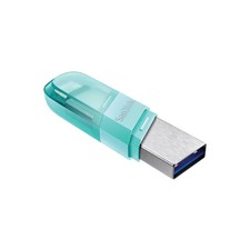 SanDisk 128GB iXpand Flash Drive Flip, for iPhone and iPad - SDIX90N-128G-GN6NJ