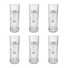 6x Gösser Bierkrug Glas Krug Seidel 0,5l Gläser Bierglas Brauerei Krüge Humpen