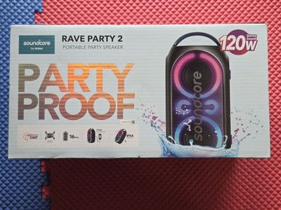Brand New Anker Soundcore Rave Party 2 Portable Bluetooth Speaker A3399Z11 120 W