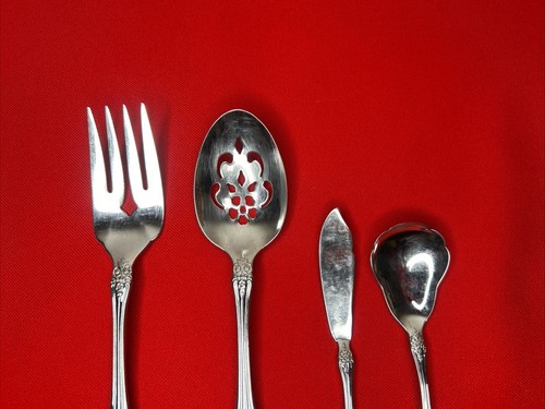 Oneida Renoir Pembrooke Stainless Silverware Flatware Set 52 Pieces - Picture 7 of 22