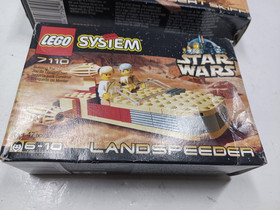 LEGO Star Wars 7104 Desert Skiff and 7110 Star Wars Landspeeder New Old Stock