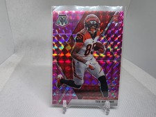 2020 Panini Mosaic Pink Camo #213 Tee Higgins Cincinnati Bengals RC