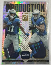 2025 Panini Donruss - Production Line Jaxon Smith-Njigba, Kenneth Walker III #14