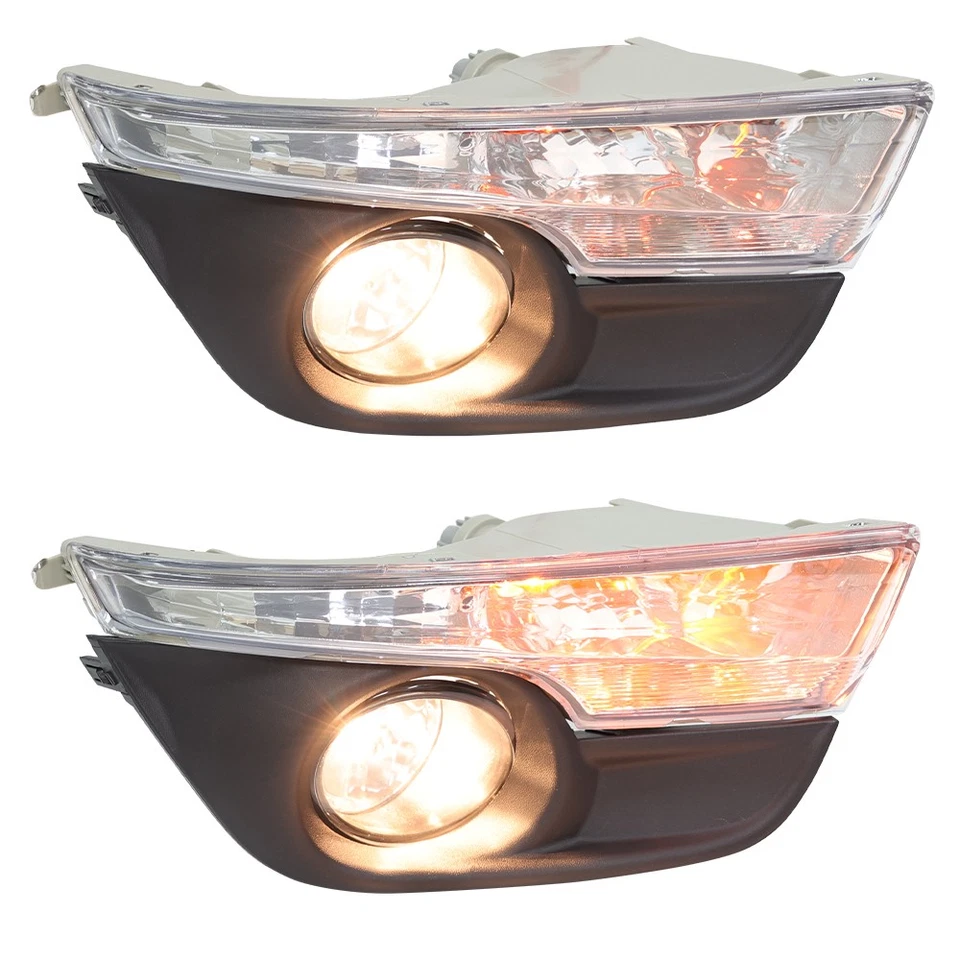 SET Bumper Front Fog Light & Corner Signal Lamp For Nissan Altima 2013 2014 2015 - Image 4 of 4