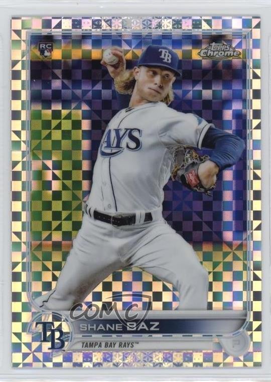 2022 Topps Chrome X-Fractor Shane Baz #201 12g7