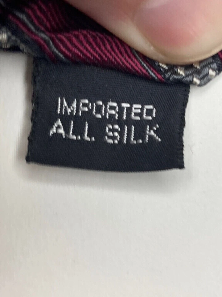 Corbata formal Hardy Amies para hombre 59"Lx4"W corbata multicolor Foto 4 de 4