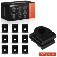 Frankberg 10X NYLON-CLIP Schwarz Radseitig Passend FüR Hyundai Accent Atos Coupe