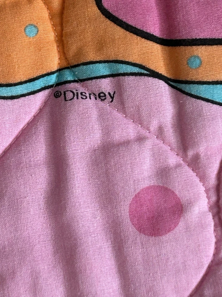 Manta Edredón Vintage Retro Dundee Disney Bailarina Minnie Mouse Rosa 42x57 Foto 2 de 4