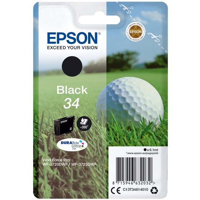 Epson Black 34XL Ink Cartridge Original (T346140) - Image 19