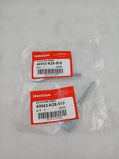 Honda Chain Adjuster 40543-K28-910 Motorcycle Genuine OEM Silver Steel 2pc New