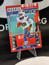 2024 Panini Contenders Optic - Rookie Ticket Ray Davis #91 Cracked Ice Prizm /22