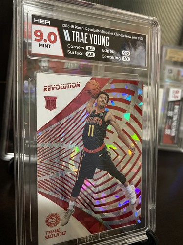 2018-19 Panini Revolution Chinese New Year #150 Trae Young RC HGA 9๐ง ATL Mint - Picture 2 of 8