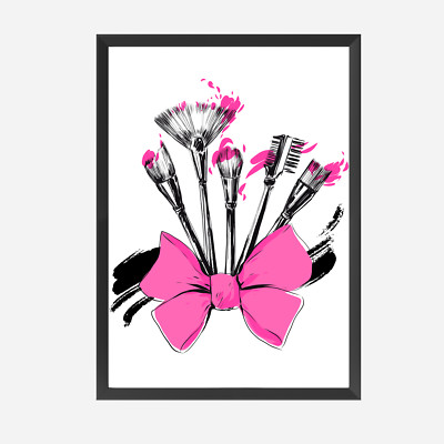 Modedesigner Make-up Salon Wandbild Poster Poster Druck Bild A3 A4