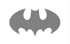 DIY Art Project Paint Reusable Stencil Silhouette -  Batman Original Bat Symbol