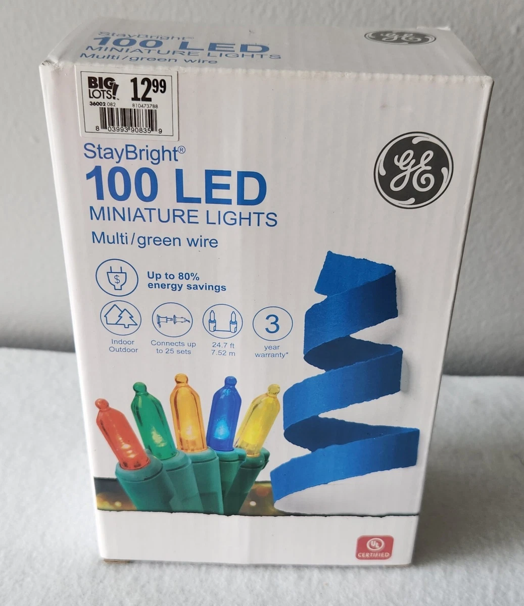 Ge 100 led dual 2024 color miniature lights