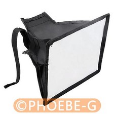 Portable 15x17 cm Flash Diffuser Mini Flash Softbox for Canon Nikon Pentax Sony