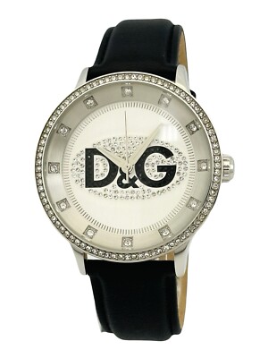 極美品 D&G DOLCE&GABBANA side stone D&G Dolce & Gabbana DW0503 Ladies Prime Time Sparkling Stones