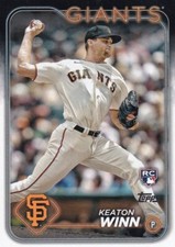 2024 Topps #83 Keaton Winn  San Francisco Giants Rookie Baseball Card