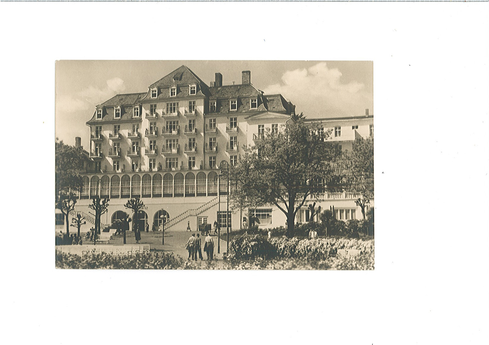 uralte AK Ostseebad Heringsdorf FDGBErholungsheim Solidarität 1959