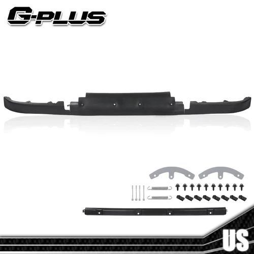 Fit For C5 Corvette 1997-2004 Front Lower Spoiler Air Dam Bundle W/ Side Support