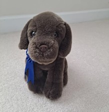 FAO Schwarz Brown Dog Plush Stuffed Animal