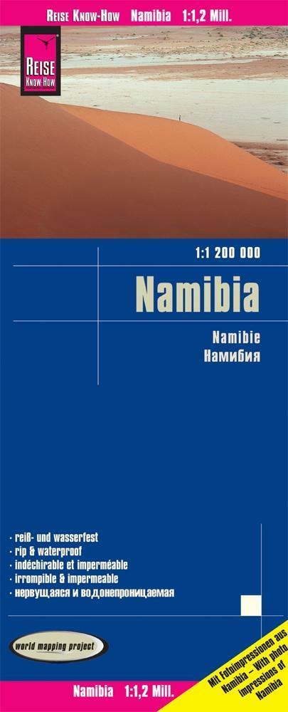 Thumbnail - Reise Know-how Landkarte Namibia 1 : 1.200.000 | Buch | 9783831773138