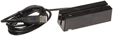 21040145 Sureswipe Dual Head Triple Track Magnetic Stripe Card Reader with 6' US