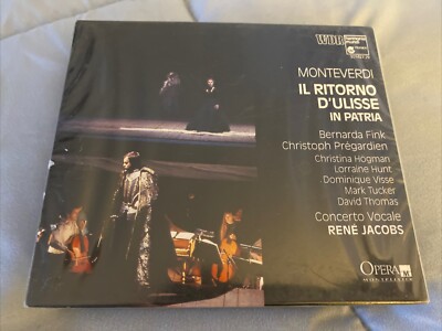 Monteverdi Il Ritorno D Ulisse In Patria CD Set Rene Jacobs B Fink, SEALED,Rare