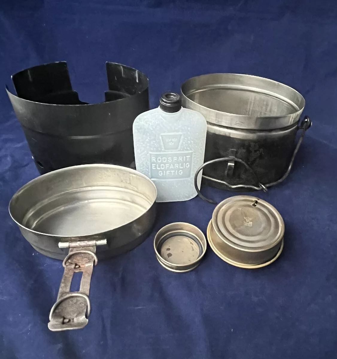 Swedish Army Mess Kit. Stainless Steel.