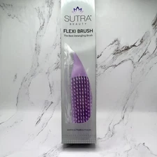 SUTRA Pro Flexi Brush Detangling Curved Wide Tooth Comb All Hair Types LAVENDER