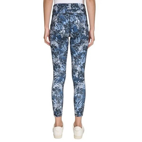 DKNY Damen Sport Leggings Dizzy Tropics Printed Yoga Gym Neu - Bild 5 von 13