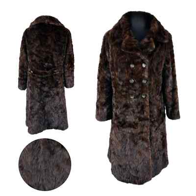Beaver Fur Mink Coat Beautiful Brown Jacket for Women Excellent  Condition