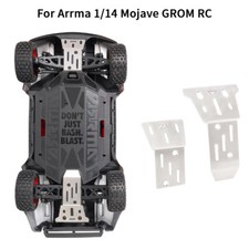 Stainless Front Rear Chassis Guard Plate Set For Arrma 1/14 Mojave GROM RC Parts