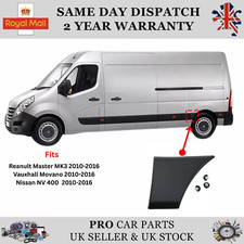 For Vauxhall Movano Door Moulding Strip Panel Rear Left Side 768F20004R