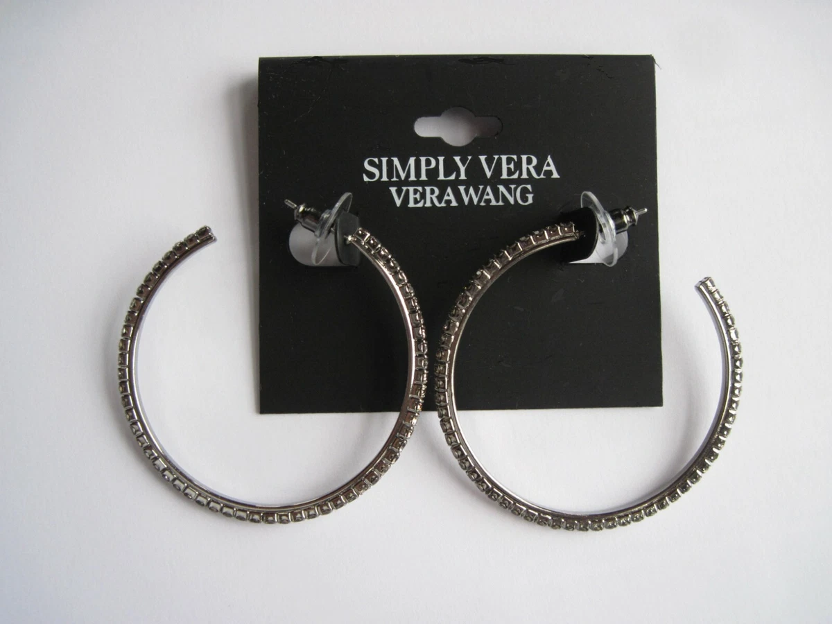 Vera wang hoop on sale earrings