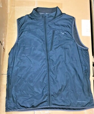Mizuno Men's Breath Thermo FZ Vest Black H22
