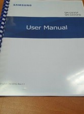SAMSUNG GALAXY S7 EDGE G935F PRINTED INSTRUCTION USER GUIDE MANUAL 183 PAGES  A5