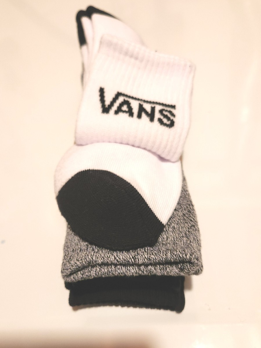 Vans DROP V CLASSIC CHECK CREW 3PACK - Calze - true red true blue/rosso
