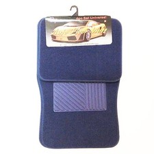 4 Pc Set Auto Floor Mats Universal Fits Most Cars Quality Carpet W.nibbed Back