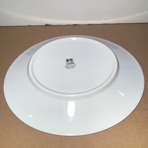 LILING Fine China Yung Shen 7.5” Bread Plate 1 each Flowers Gold Trim Used - Picture 7 of 11