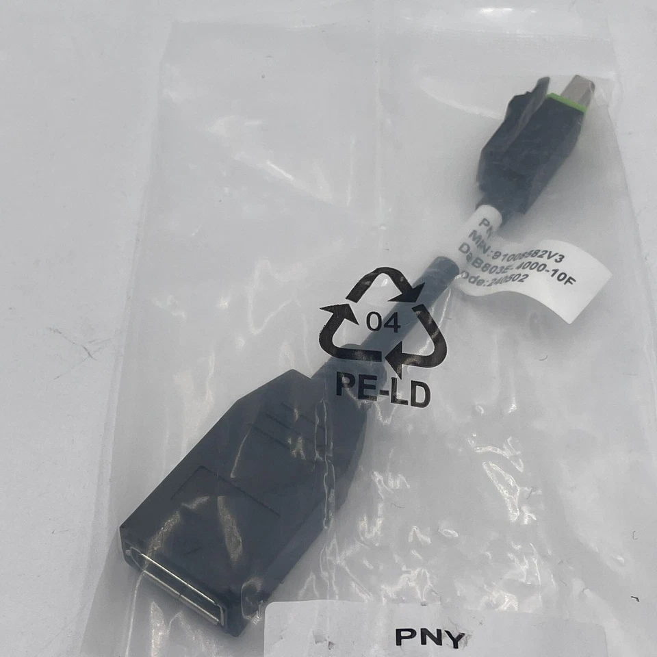 91008582V3 PNY OEM Mini Display Port to Display Port Adapter - Image 3 of 4