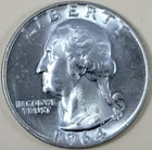 1964 - D Silver Washington Quarter - ** BU **
