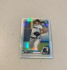 2020 1st Bowman Draft Chrome Refractor Zach McCambley #BD-112 Marlins
