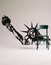 Statue of Liberty Vinyl Wall Decal Sticker. New York Theme Decor. NYC. #122