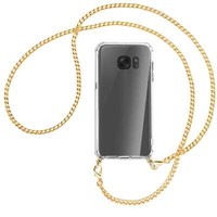 Handykette FüR Samsung Galaxy S7 Goldfarbene Kette (G) HüLle Mit Band Kordel